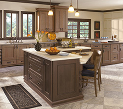 Omega Cabinetry   Style: Laroche  Material: Cherry  Finish: Riverbed